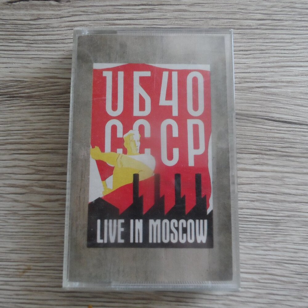 1987 UB40 "Live In Moscow" Cassette Tape